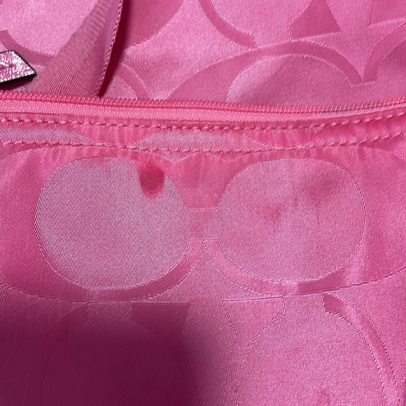 COACH Signature Nylon Packable Weekender bag getaway travel tote duffel 77316 - Picture 13 of 13